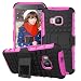 Produktbild M9 Case, HTC One M9 Case DRUnKQUEEn Heavy Duty Rugged Hybrid Armor Dual Layer Hard Shell Tire Tread Grenade Grip Combat Tyre Textured Cover with Kickstand