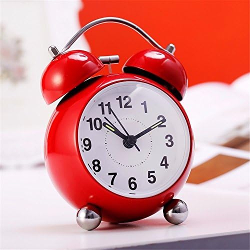 Creative creative student fashion simple digital cute little alarm clock, red