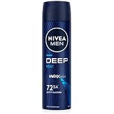 NIVEA Men Erkek Sprey Deodorant Deep Beat 150ml, 72 Saat Anti-Perspirant Koruma