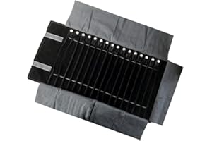 Alipis Sacchetto di Stoccaggio del Sacchetto del Rotolo Gioielli di Viaggio Borsa Pieghevole Borsa da Viaggio Borsa da Viaggio Organizzatore per La Collana Anello degli Orecchini del