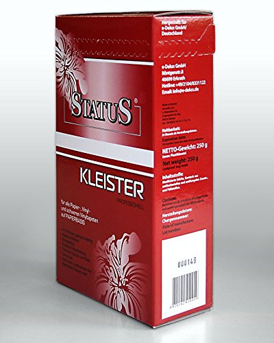 STATUS PROFI Kleister | Kleber für schwere und hochwertige Vinyl-Tapeten auf Papierbasis | 250 g für ca. 40 qm / 7 Rol - 2