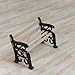 Produktbild 1/24 Puppenhaus Miniatur Garden Patio Furniture Parkbank