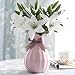 Produktbild Künstliche Blumen Weiße Lilie,GKONGU 4 Stück Realistisch Blumensträuße Natürliche Lilie mit 3 Blütenknospen Ideal für Hochzeit Sträuße Vase Dekoration -Weiß