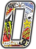 adhesivos para motos de cross personalizados Detalles precisos y colores brillantes.