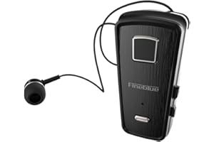 docooler Fineblue F980 Auricolare Retrattile Bluetooth 4.0 Cuffie Cavo Cuffie Stereo Musica Avviso vibrazione Vivavoce con Microfono Connessione Multi-Punto