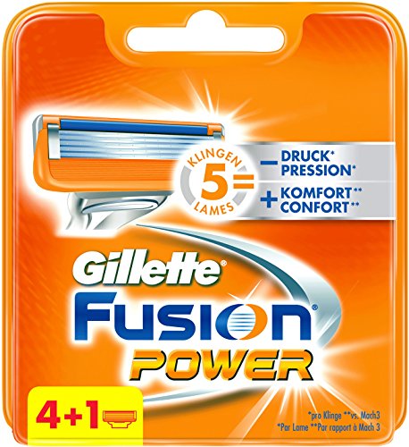 Gillette Fusion Power Rasierklingen, 5 Stück