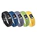 Produktbild Nclon Band für Garmin Vivofit 4, Soft Silikon Ersatz Uhrenarmband für Garmin Vivofit 4 Activity Tracker, klein, groß, zehn Farben Small 5 pack -1