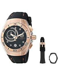 TechnoMarine 114041 - Reloj de cuarzo para hombres, color negro