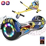 ✓Sicher Self Balancing Scooter -- Da die meisten Benutzer Kinder sind, widmen wir Sicherheitsproblemen viel mehr Aufmerksamkeit. 【Intelligente Batterieüberwachung】 + 【Temperaturerfassung】 + 【Kurzschlussschutz】 + 【Überspannungsschutz】 + 【Warnung bei hoher Geschwindigkeit】 + 【Erinnerung an schwache Batterie】 + Shell Flammschutzgehäuse】 + 【Fehlerhafte Anzeigelampe】 +】 Nein Rutschfeste Vollgummireifen】 + 【LED-Scheinwerfer】 schützen Kinder in jeder Hinsicht.