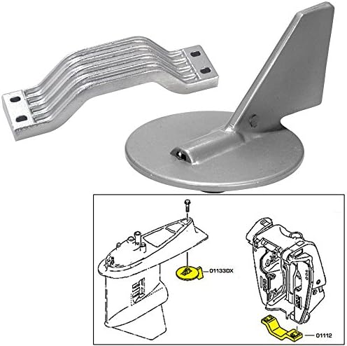 Tecnoseal Anode Kit w/Hardware - Yamaha 150-200HP - Magnesium