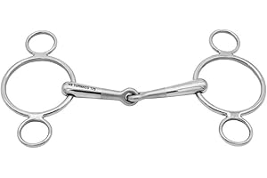 ‎HERM SPRENGER Sprenger - Edelstahl 3-Ring Trense TURNADO