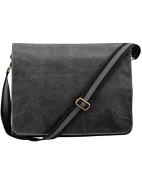 Quadra Vintage Segeltuch-Tasche / Umhängetasche, 14 l