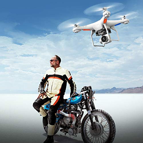 Preisvergleich Produktbild DEjasnyfall Drahtlose Fernbedienung Drone Quadcopter Unbemanntes Luftfahrzeug Mit HD-Kamera Luftbildfotografie Flugzeug Videoaufnahme (Weiß)
