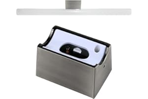 ‎NCC-LICHT Hochwertige Spiegelleuchte S14d Fassung für Linestra Ralina Philina LED oder Glühlampe aus Metall (Chrom Matt)