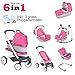 Produktbild Puppenwagen Quinny 6-in-1 Kombi inkl. gratis Puppenwindeln