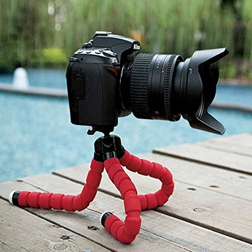 Precio Más Barato WINGONEER Espuma mini pulpo del trípode pequeño y
ligero flexible universal del mini trípode con el clip de teléfono para
DSLR, DSC, videocámara, Tablet PC, cojín, Smartphone - Rojo En línea