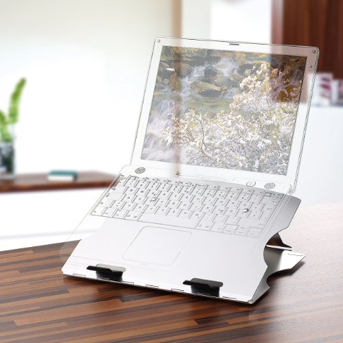 General Office Notebook-Ständer aus Aluminium, mit Drehteller - 3