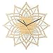 Produktbild Wanduhr Holz Lotus Bambus Holz Moderne Blume Mode Kreative Bambus Wand Wandbehang Tisch Quarzuhr Stumm,Holz,1