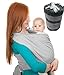 Mummy Hug New Baby Sling Adjustable Wrap Carrier Pouch Infant Birth Breastfeeding (Grey)