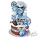 Produktbild Windeltorte / Pamperstorte >> Babygeschenk für Jungen in schönem 2-Farbigenton (Blau/Braun) // Geschenk zur Geburt, Taufe, Babyparty // originelles und praktisches Geschenk für Babys