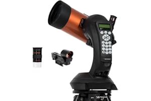 Celestron 11049 NexStar 4SE Computerised Maksutov-Cassegrain Telescope with Advanced GPS, Astroimaging and AutoAlign Features, Black/Orange
