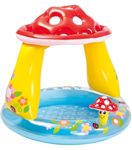 Intex Gator - Centro giochi gonfiabile, dai 2 anni in su, colore: blu