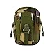 Produktbild Robuste Canvas Sport-Gürtel Taille Pack-Tasche für Sony Xperia XZ1, Z2, Z3, Z-, XA1 Plus XZ1 Compact, L1, XZ Premium, XA1 XA2 Ultra, XZS, die XZ, X Compact, XA1 (Jungle Camo MND) + Mini-Eingabestift