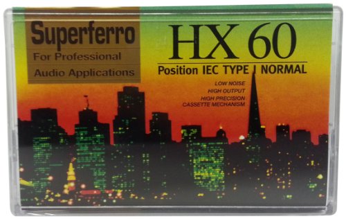 Preisvergleich Produktbild Audio Cassette C 60 HX Superferro; 5er Packung; 60 Minuten; Made in Austria; Low Noise; Leercassette; Audio - Leerkassetten [Musikkassette]