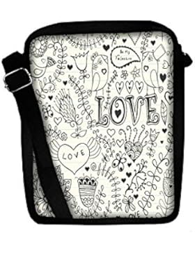 Snoogg , Damen Umhängetasche mehrfarbig multi