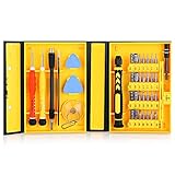 Mini Schraubendreher Set für Bastler, 38 in 1 Reparatur Set Joyhero Profi Elektro-Schraubendreher Set Repair Tool Kit für Smartphone/Handy/ Laptop/PC/ iPhone/MacBook/ Kamera und andere Elektrogeräte