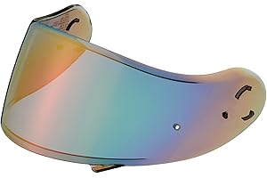 Shoei Visière CNS-3 compatible avec Neotec II, effet miroir arc-en-ciel