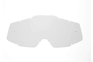 SeeCle Seecle.it SE-41S201-HZ Lente di ricambio Trasparente occhiale/maschera Motocross 100% Racecraft/Strata/Accuri/Mercury Non COMPATIBILE per GENERAZIONE 2, Unisex Adulto, Transparente, Talla única