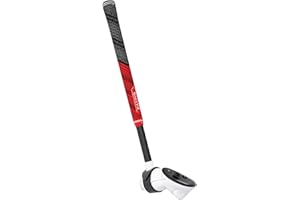 GAZEVR Gaze VR | VR Golf Club Attachments for Meta Quest 3 & 3S | Pro Grip | Right & Left Controllers | Red