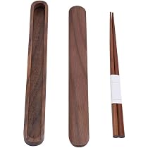 Tragbare Edelstahl-Essstäbchen Mit Etui – 22,9 Cm, 4 Farben, Für Schule, Camping, Bento-Box