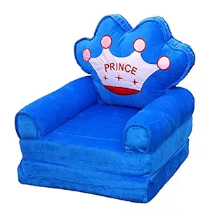 Blenzza Deco Prince Pure Fiber Kids Sofa/Bed (30 x 16 x 25 inch) - Multicolour