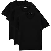 Slim Fit Kısa Kollu Pamuklu Basic V Yaka 3'l&uuml; Tiş&ouml;rt Seti