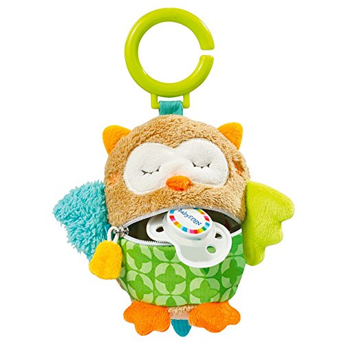 Fehn 071566 Schnullertasche Eule, Sleeping Forest - 2