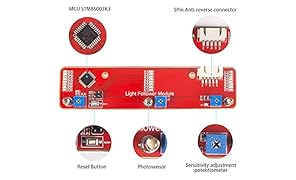 SunFounder Light Follower Module, 3-Channel 3du5c Phototransistor Sensor for Arduino and Raspberry Pi Robot