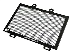 Motofusion Motorcycle Radiator Guard Grill Cover Protector Anodised Aluminium for KTM Duke 390 BS4 BS6 (2017-2022) (Black)
