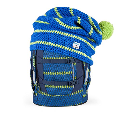 Preisvergleich Produktbild Satch SE Schulrucksack Pack Blue MyBoshi 9C3 häkelmuster blau