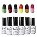 Gel Nail Polish, Belen 6PCS UV LED Temperature Colour Changing Gel Polish Soak Off Chameleon Nail Varnish Starter Kit Set 006
