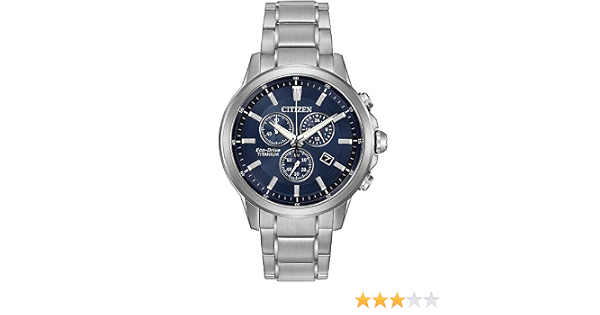 Citizen-Orologio da uomo in titanio, a energia solare, colore: blu-Orologio  da uomo con Display analogico e braccialetto in titanio 2340-56L, colore:  grigio : Amazon.it: Orologi