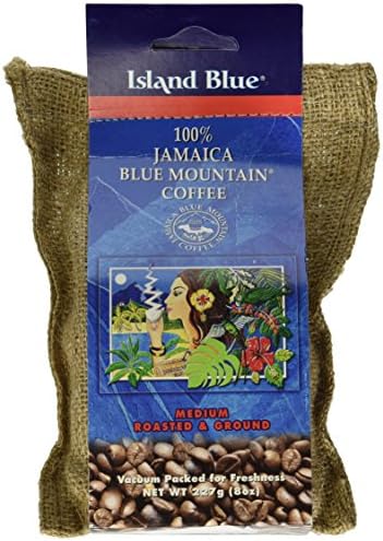 Island Blue -100% Jamaica Blue Mountain Ground Coffee (1/2-lb bag)