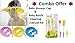 Woogor Baby Shower Cap With Baby Bottle Cleaning Brush Kit,Set of 3 bottle brush For Cleaning baby bottles,straw,bottle nipples,With 360-degree rotating Antibiotic Sponge Brush, Baby Bottle Cleaning Accessories. RS.349.00