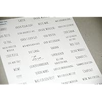 Sticker zum Gästebuch gestalten