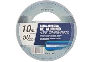 Blendend Nastro adesivo in alluminio ad alta resistenza, ideale per sigillare e riparare. Misura 50 mm di larghezza e 10 m di lunghezza, perfetta per molteplici applicazioni in casa o industria.