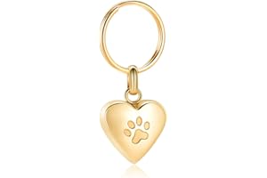 MEMORIAL JEWELRY Llavero de urna de cremación para Mascotas, Ceniza Humana, Perro, Gato, Keepsake Memorial, urna para Llavero, Soporte para Cenizas para Mujeres y Hombres
