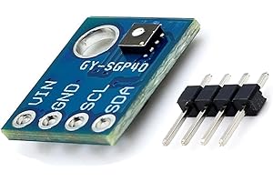 Hailege SGP40 CO2 eCO2 TVOC Capteur de dioxyde de Carbone Capteur de Surveillance de la qualité de l’air au formaldéhyde Capteur de qualité de l’air intérieur GY-SGP40