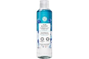 Yves Rocher Desmaquillante Exprés de Ojos y Labios PUR BLEUET - Fórmula Bifásica con Aciano Bio - Elimina Maquillaje Waterproof - Respeta PH de la piel - Sin Perfume - 200ml