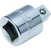 İzeltaş 1513060003 M Lokma Adapt&ouml;r&uuml;, Krom, 1/2", 3/4"